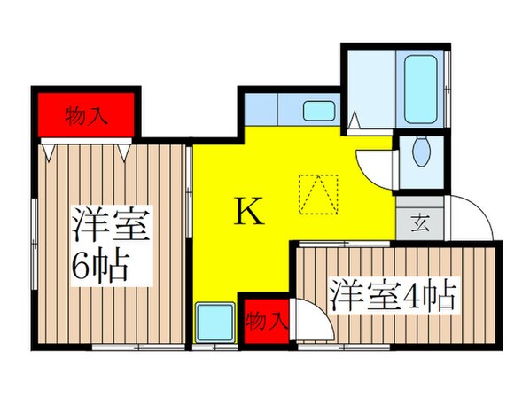 コイデハイツの物件間取画像